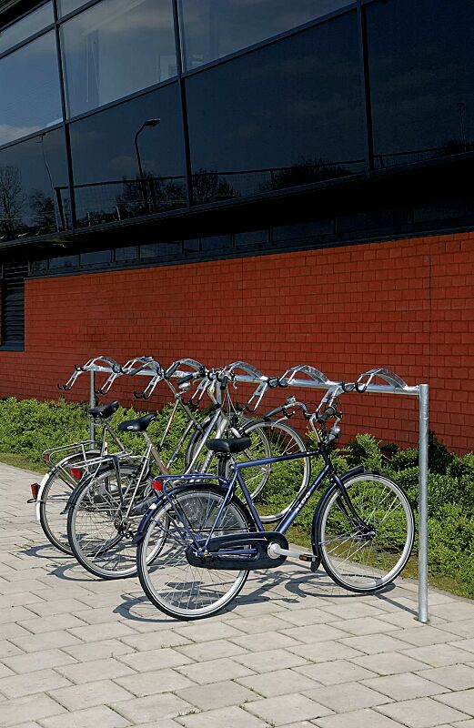 lenkerhaltesystem-apropos__shoKAT0068396 Lenkerhaltesystem APROPOS einseitig, mit Betonsockel zum Eingraben, 12 Stellplätze, feuerverzinkt