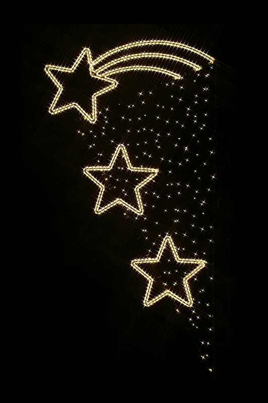 Lichtelement STERNENZAUBER, zur Mastmontage