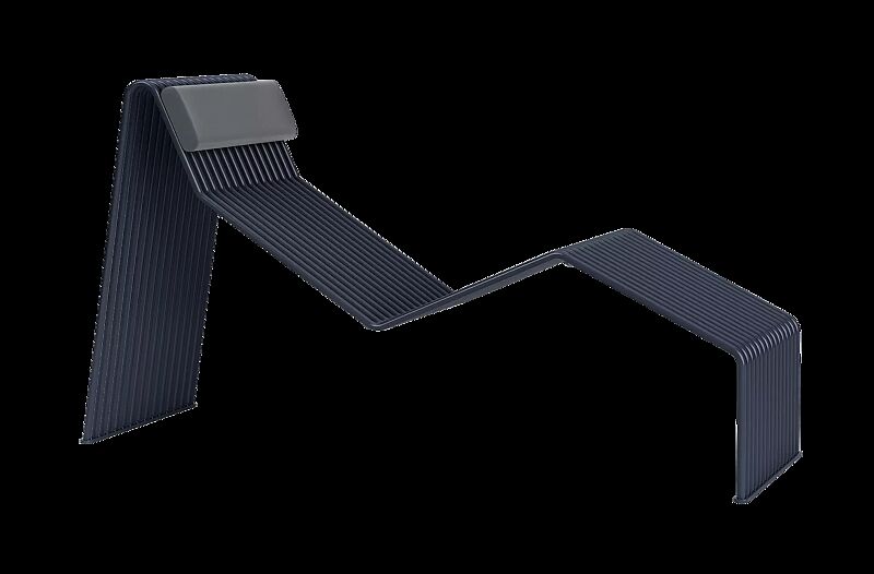 liegebank-anzio__shoKAT0072688 Liegebank ANZIO, in eisenglimmergrau, Kissen auf Anfrage