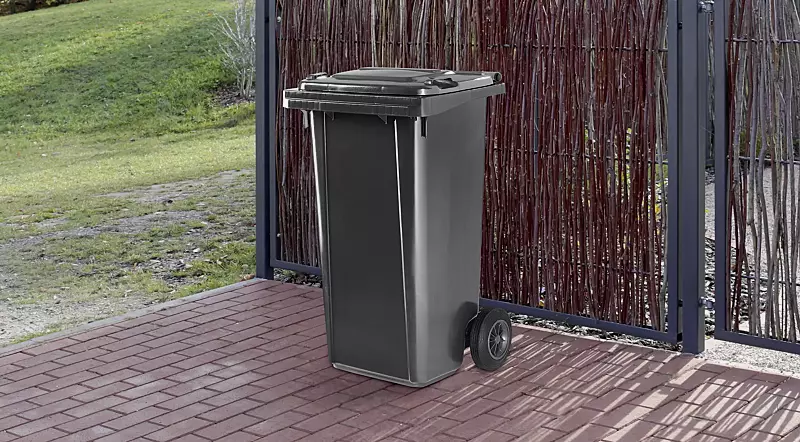Mülltonne LANUS, 120-Liter, in grau