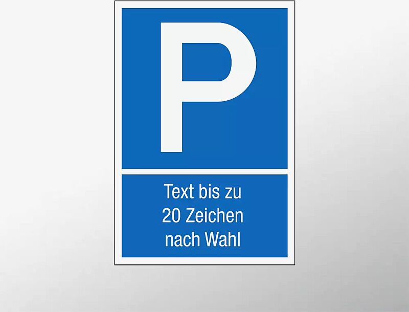 Parkplatzreservierungs- und Halteverbotsschild
