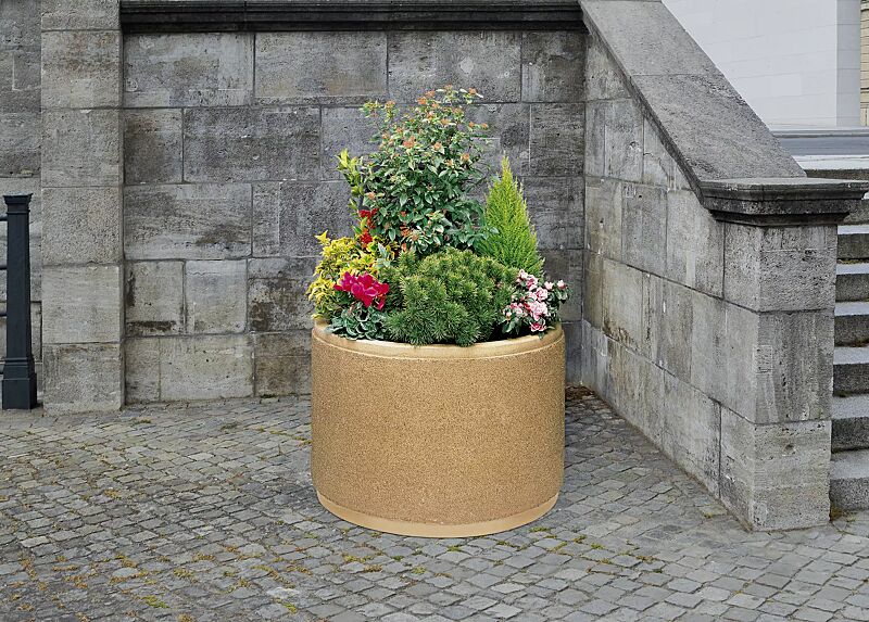 Pflanzbehälter CIRCULAR, 136 Liter, in terracotta