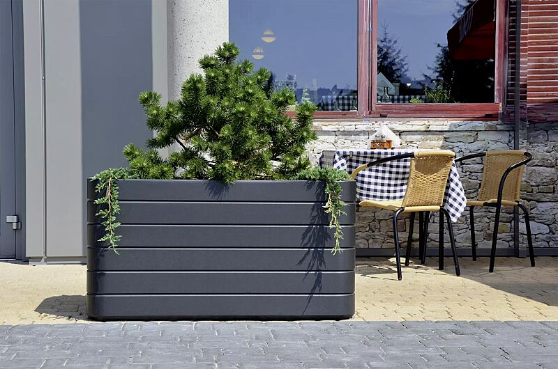 pflanzbehaelter-vega__shoKAT0038816 Pflanzbehälter VEGA, rechteckig, in graphit