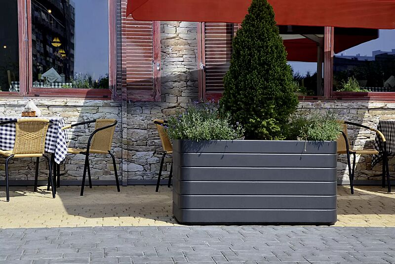 pflanzbehaelter-vega__shoKAT0038817 Pflanzbehälter VEGA, rechteckig, in graphit