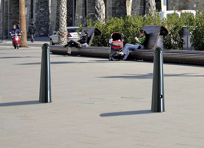 Poller BALTIC II in RAL 7016 anthrazitgrau