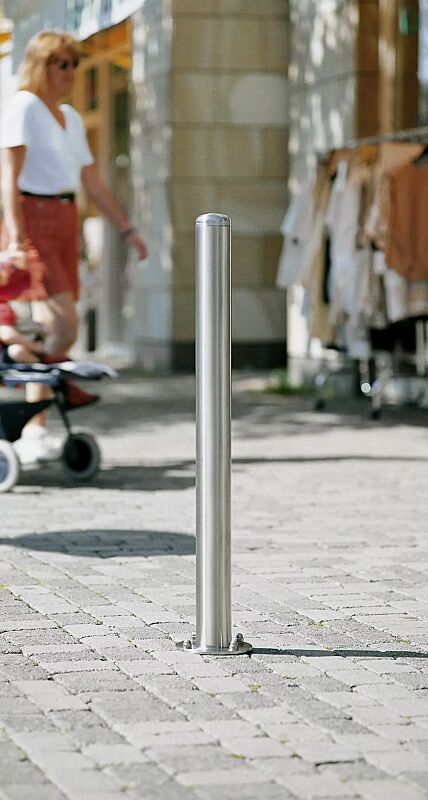 poller-canaria__shoKAT0003189 Poller CANARIA mit Rundkopf und Bodenplatte zum Aufdübeln