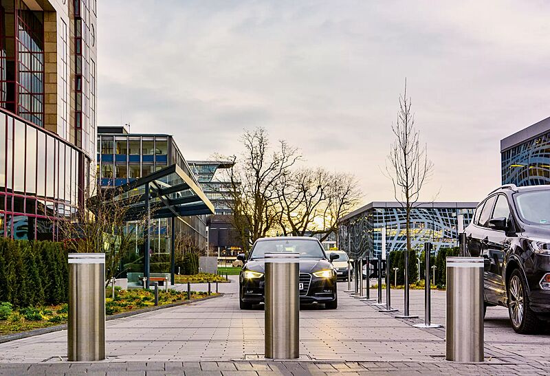 Poller CUPRIT aus Edelstahl in Sonderausführung