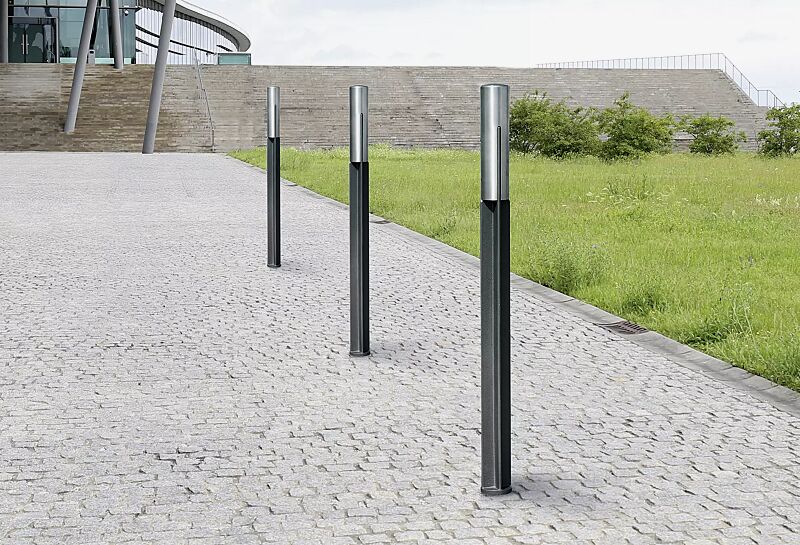 Poller EVEOLE ohne Schließung, in RAL 7016 anthrazitgrau