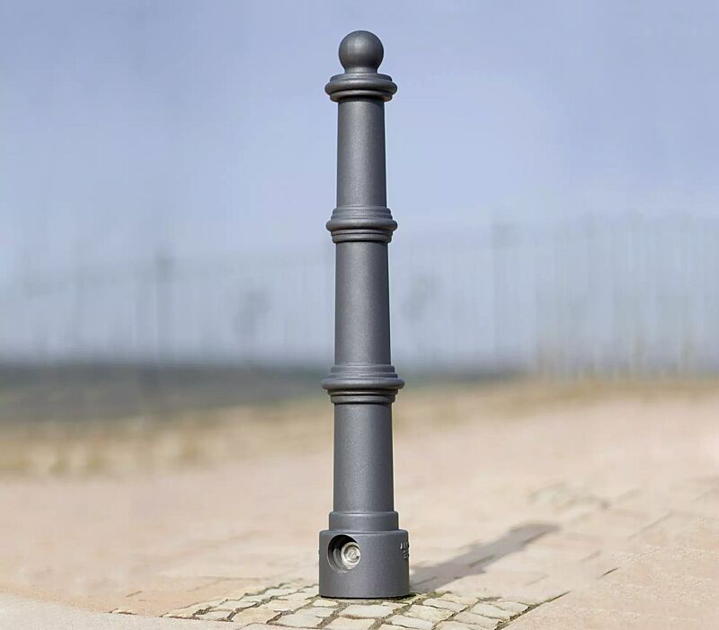 Poller FARO (3p-Technologie), Verriegelung mittels Dreikantschraube, in DB 703 eisenglimmer