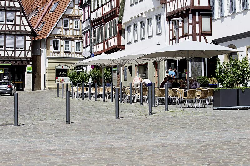 poller-jerez__shoKAT0051105 Poller JEREZ (3p-Technologie) ohne Rille, Verriegelung mittels Dreikantschraube, in DB 703 eisenglimmer