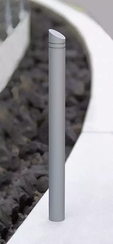 poller-lipstick__shoKAT0030505 Poller LIPSTICK zum Einbetonieren in DB 702 eisenglimmer (Sonderfarbe auf Anfrage)