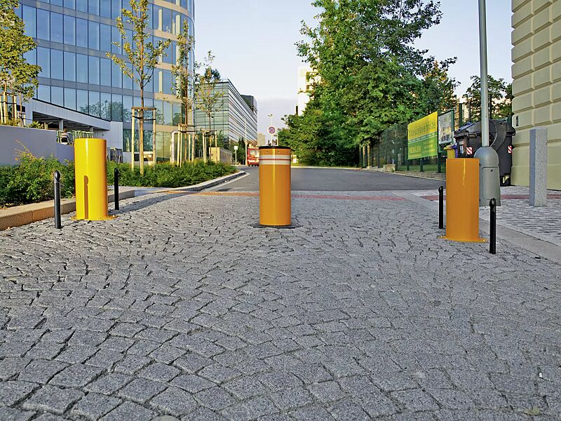 Poller MATHA in RAL 1028 melonengelb