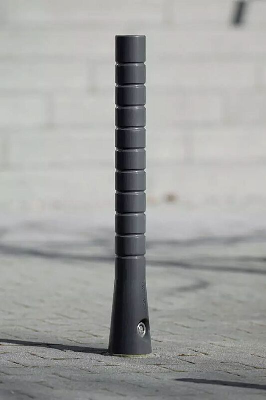 poller-taranis__shoKAT0057474 Poller TARANIS (3p-Technologie) mit zehn Rillen, konisch, Verriegelung mittels Sechskantschraube, in DB 703 eisenglimmer