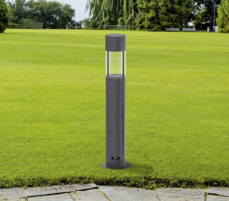 Pollerleuchte SAGONE in DB 703 eisenglimmer