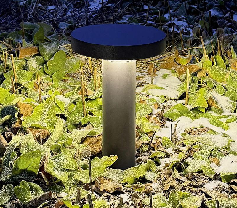 Pollerleuchte YERRES, Höhe 350 mm, pulverbeschichtet in RAL 7016 anthrazitgrau