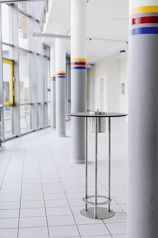 Raucherstehtisch BLACKPOOL, Edelstahl