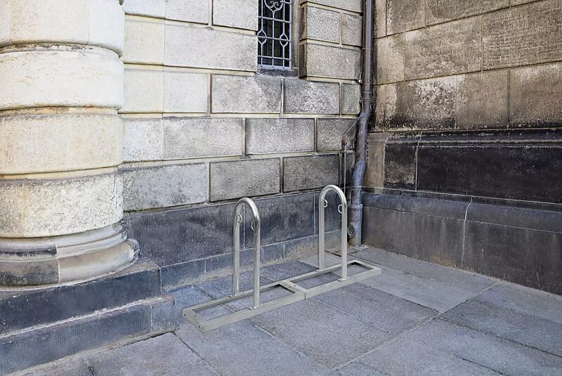 Reihenanlehnbügel ARVADA, 2 Anlehnbügel, feuerverzinkt