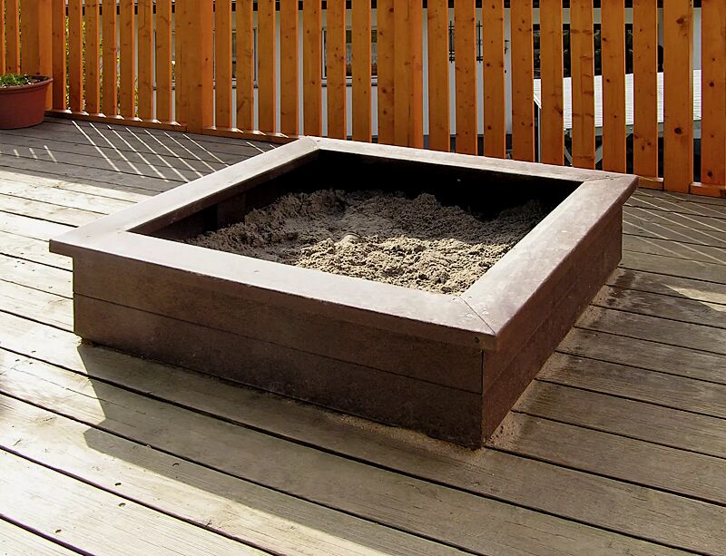 Sandkasten PITTIPLATSCH aus Recyclingkunststoff