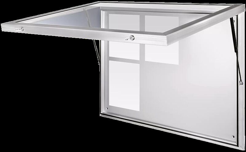 Schaukasten mit Klappflügel-Öffnung, inkl. Gasdruckfeder