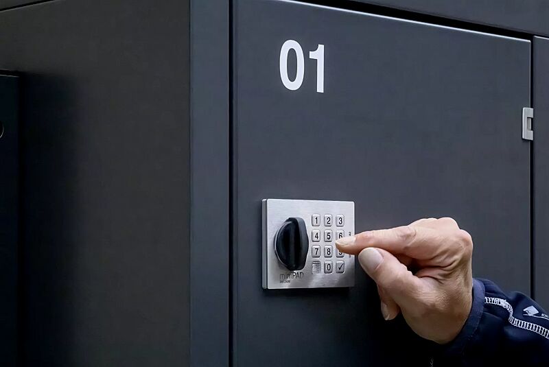 schliessfachanlage-secure__shoKAT0077283 Detail: PIN-Code-Schloss