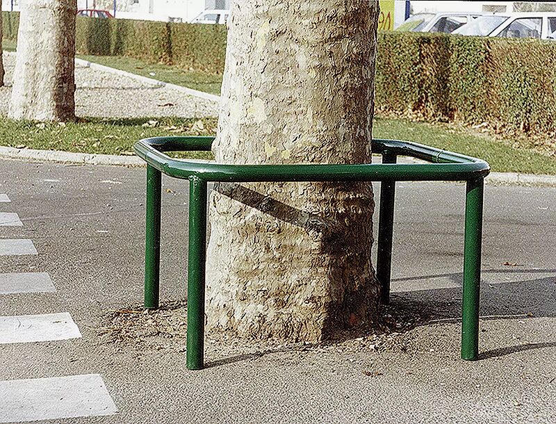 Schutzbügel STICK, in RAL 6005 moosgrün