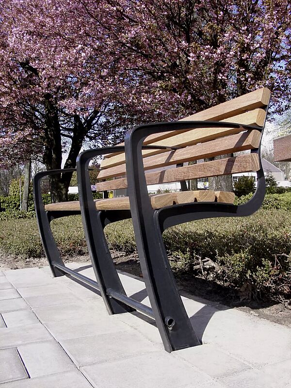 seniorenbank-senior__shoKAT0009420 Seniorenbank SENIOR mit Rückenlehne, 2-Sitzer + 1-Sitzer, mit 3 Armlehnen