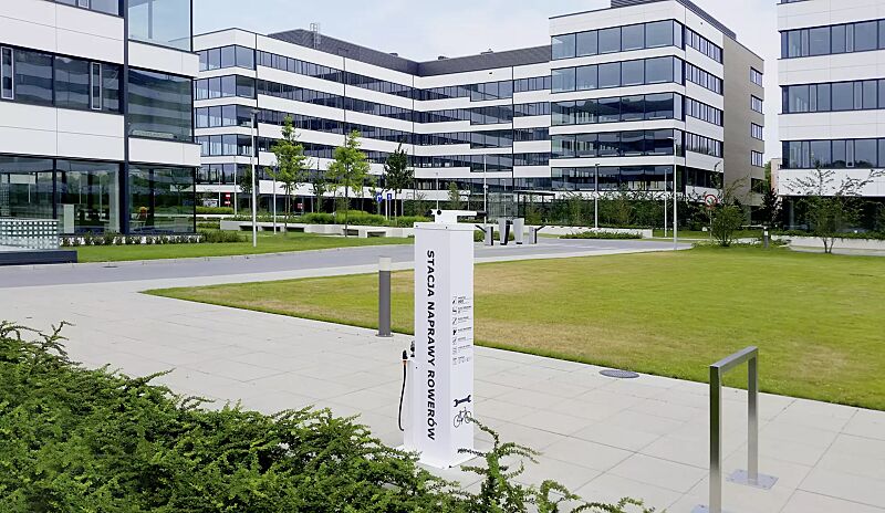 servicestation-assist__shoKAT0059093 Servicestation ASSIST, Modell "BASIC", pulverbeschichtet in RAL 9002 grauweiß