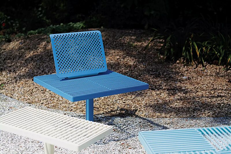 sitz-pixel-cit%C3%A9__shoKAT0059955 Sitz PIXEL CITÈ, bestehend aus verschiedenen Segmenten, in Stahlausführung, mit Rückenlehne (Zubehör)