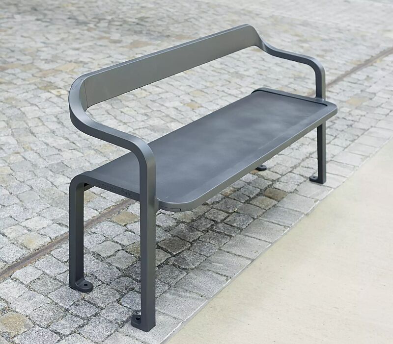 Sitzbank IMAWA in RAL 7016 anthrazitgrau