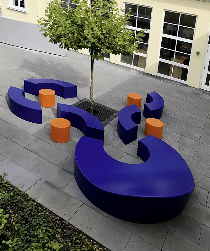 Sitzbank JOA small und Sitzbank JOA big in RAL ...