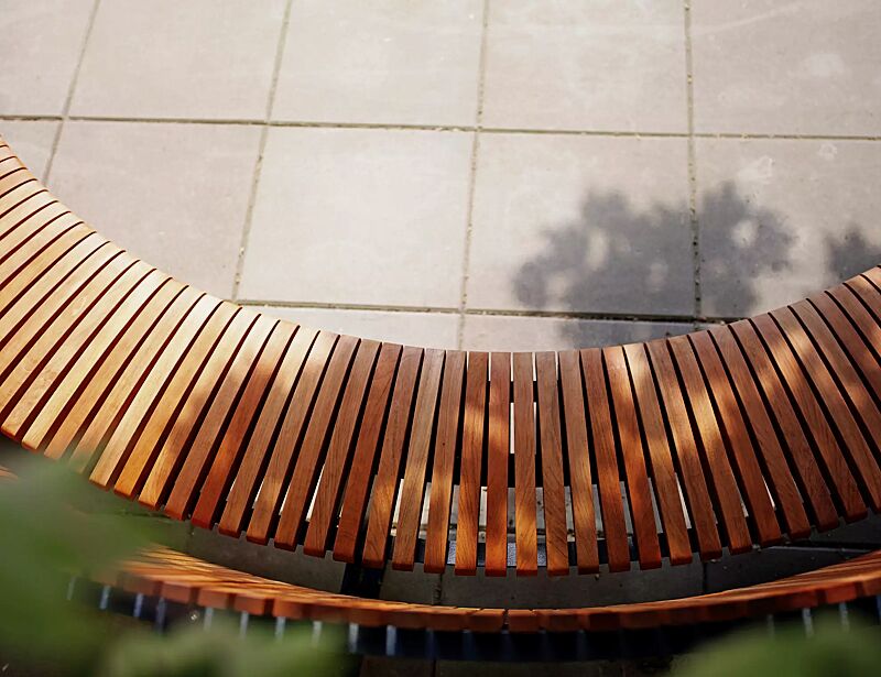 sitzbank-landscape-compact__shoKAT0066329 Detail: Jatobaholzbelattung