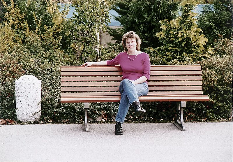 Sitzbank LAZIO mit Fichtenholzbelattung, lasiert