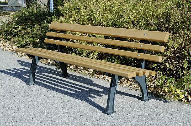 Sitzbank MESSINA mit Fichtenholzbelattung