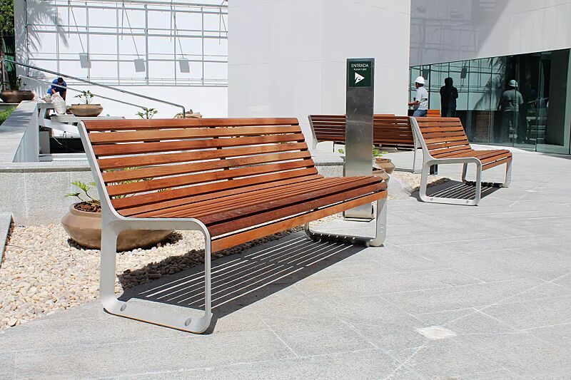 sitzbank-portiqoa__shoKAT0053703 Sitzbank PORTIQOA mit Rückenlehne, mit Jatobaholzbelattung