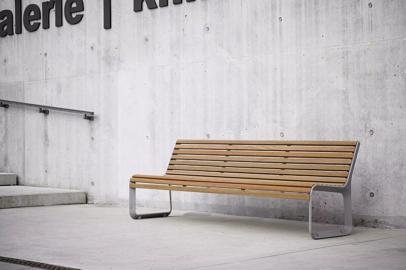 sitzbank-portiqoa__shoKAT0054270 Sitzbank PORTIQOA mit Rückenlehne, mit Jatobaholzbelattung