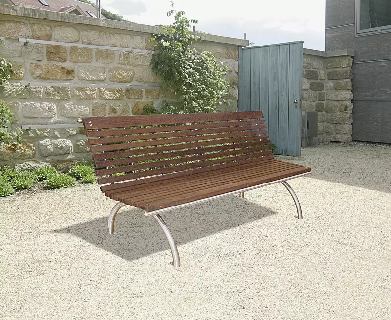 Sitzbank SELVA mit Thermo-Esche-Holzbelattung