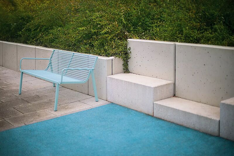 sitzbank-stack__shoKAT0061503 Sitzbank STACK in RAL 6027 lichtgrün