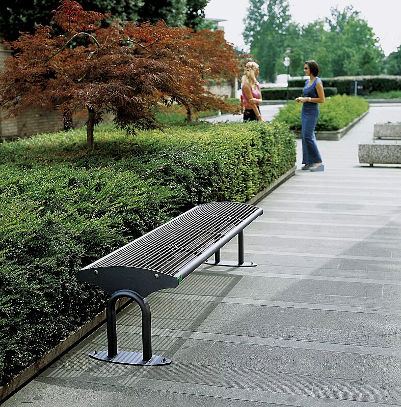 sitzbank-taurus__shoKAT0002718 Sitzbank TAURUS ohne Rückenlehne, in RAL 7016 anthrazitgrau