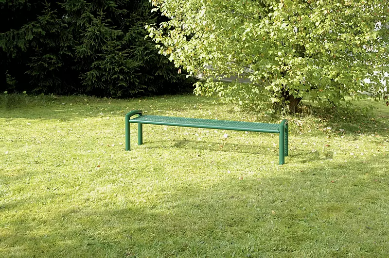 sitzbank-torre__shoKAT0037953 Sitzbank TORRE ohne Rückenlehne in RAL 6005 moosgrün