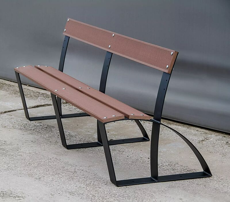 Sitzbank VEGARO mit Kunststoffbelattung