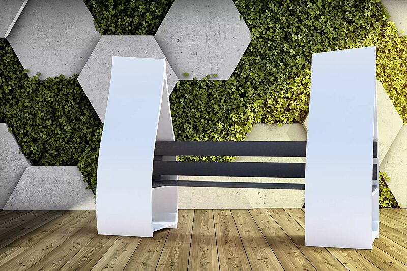 Sitzbank VINGAR mit Rückenlehne