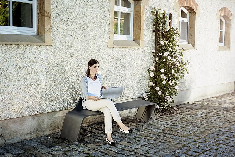 sitzbank-wave__shoKAT0050522 Sitzbank WAVE in RAL 7024 graphitgrau