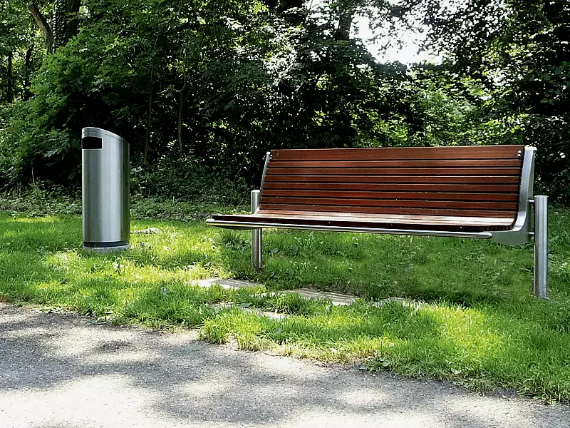 sitzbank-wien__shoKAT0021890 Sitzbank WIEN mit Rückenlehne, Breite 2090 mm