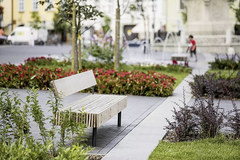 sitzbank-woody__shoKAT0053249 Sitzbank WOODY mit Rückenlehne, mit Jatobaholzbelattung