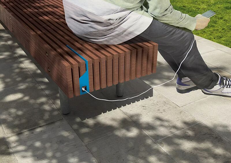 sitzbank-woody__shoKAT0056267 Detail: USB-Anschluss