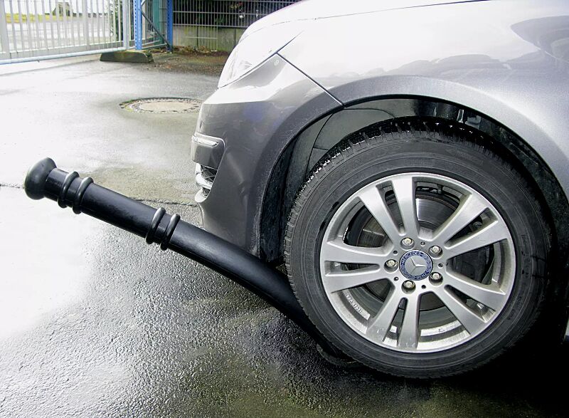 Sperrpfosten ADULAR zum Einbetonieren in anthrazit