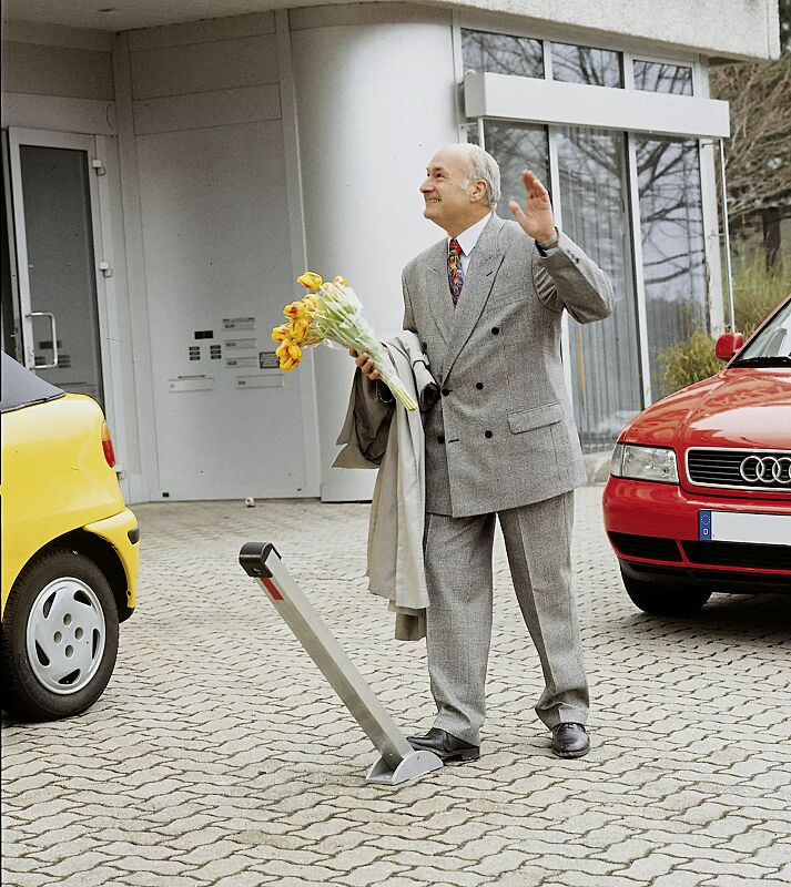 Sperrpfosten KICK-PEDAL zum Aufdübeln