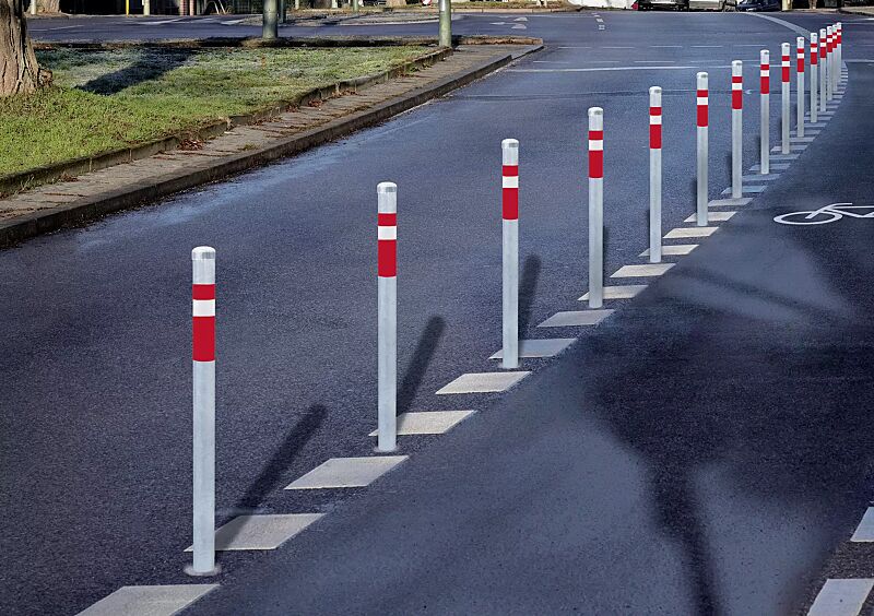 Sperrpfosten RUBI zum Einbetonieren