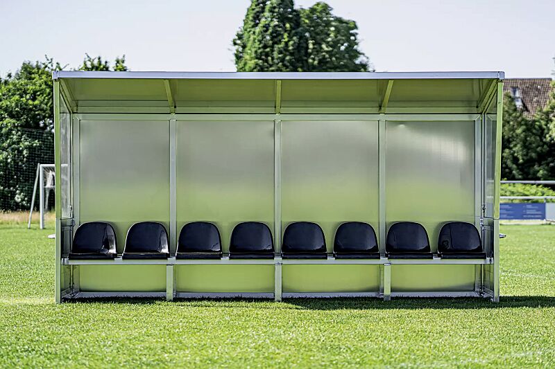 spielerkabine-calcio__shoKAT0075076 Spielerkabine CALCIO, 8 Sitze in schwarz