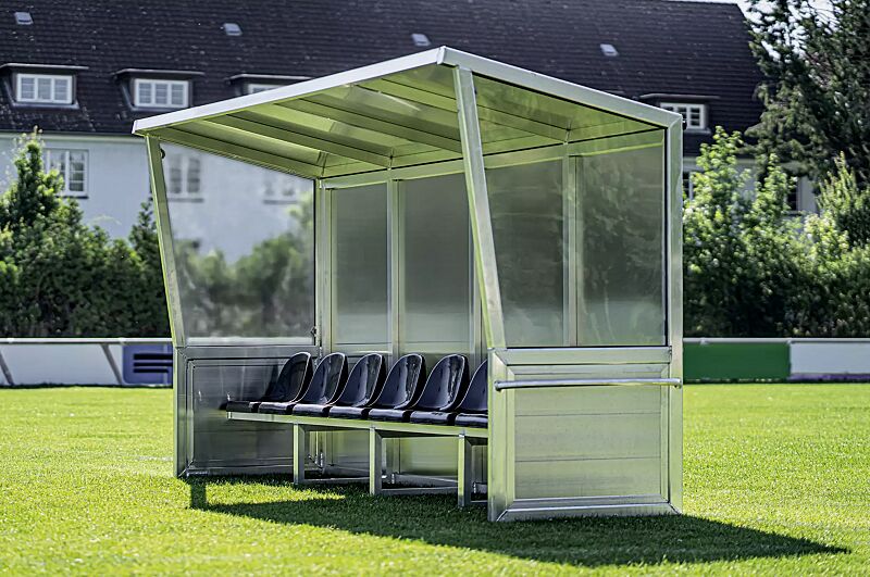 spielerkabine-calcio__shoKAT0075080 Spielerkabine CALCIO, 8 Sitze in schwarz